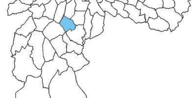 Map of Campo Belo district