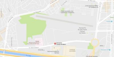 Map of Campo de Marte airport