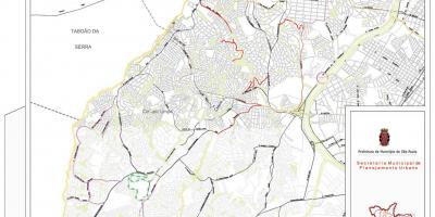 Map of Campo Limpo São Paulo - Roads