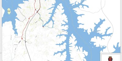 Map of Capela do Socorro São Paulo - Public transports