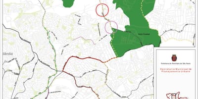 Map of Casa Verde São Paulo - Roads