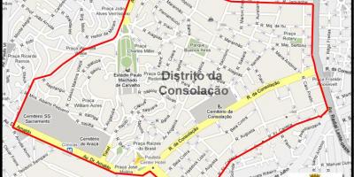 Map of Consolação São Paulo