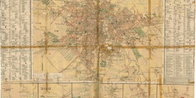 Map of former São Paulo - 1913