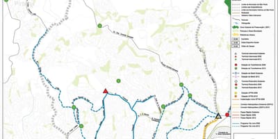 Map of Freguesia do Ó São Paulo - Public transports