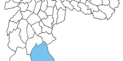 Map of Grajaú district