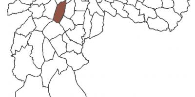 Map of Itaim Bibi district