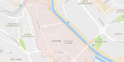 Map of Jaguaré São Paulo