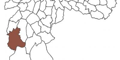 Map of Jardim Ângela district