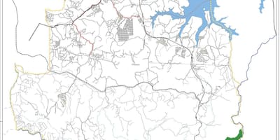 Map of Parelheiros São Paulo - Roads