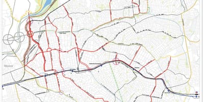 Map of Penha São Paulo - Roads
