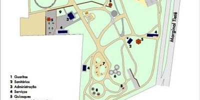 Map of Piqueri São Paulo Park