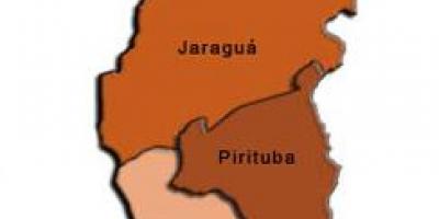 Map of Pirituba-Jaraguá sub-prefecture