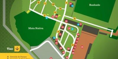 Map of Rodeio São Paulo park