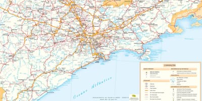 Map of São Paulo city
