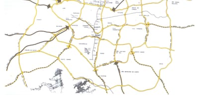 Map of São Paulo express lanes