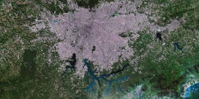 Map of São Paulo satellite