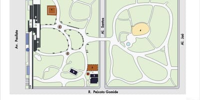 Map of Trianon São Paulo Park