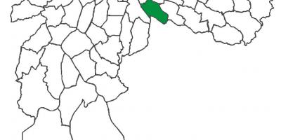 Map of Vila Prudente district