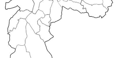 Map of zone Nordeste São Paulo