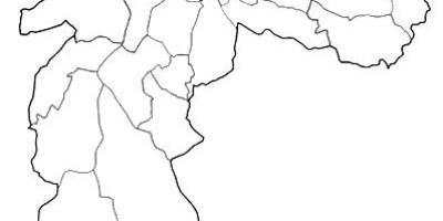 Map of zone Nordeste São Paulo
